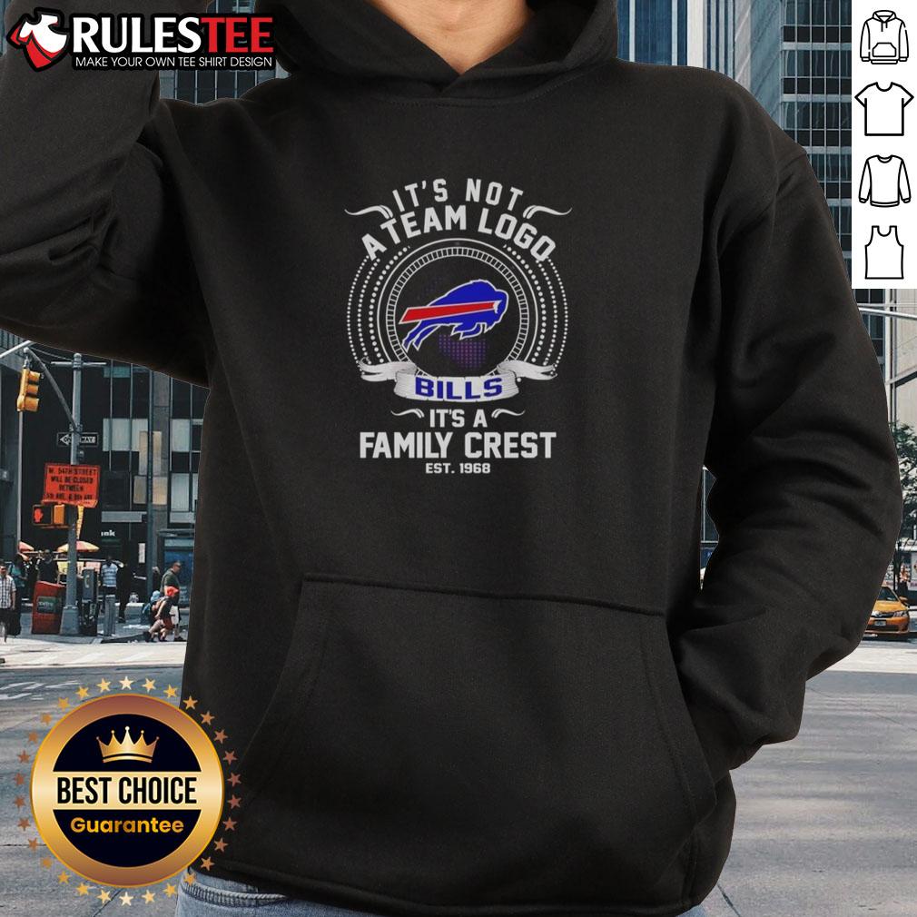 Good Buffalo Bills NFL hoodie featuring a family crest design, established 1968, perfect for fans and collectors.