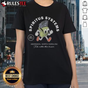 Good Spiritus Systems women's tee from Aberdeen, North Carolina, celebrating positivity since 2013 - stylish and comfortable.