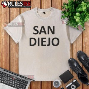 Katelyn Tarver wearing a stylish San Diego washed t-shirt, showcasing a trendy summer look.