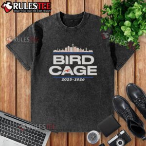 Alt Text: Nice UTSA Volleyball Bird Cage 2025-2026 washed t-shirt featuring vibrant design and comfortable fit for fans.