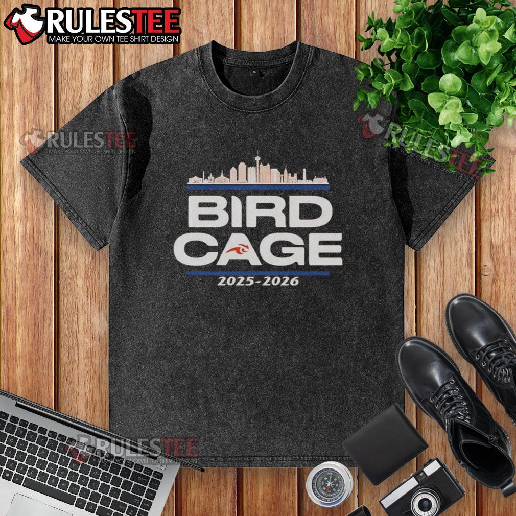 Alt Text: Nice UTSA Volleyball Bird Cage 2025-2026 washed t-shirt featuring vibrant design and comfortable fit for fans.