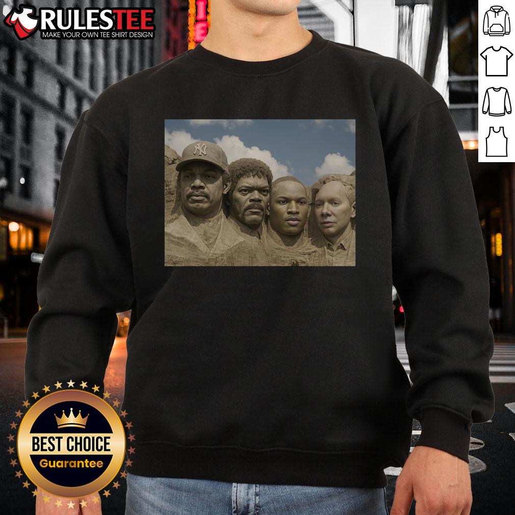 Official Mt. Rushmore of Jacksons sweatshirt featuring iconic artwork and vibrant colors for fans and outdoor enthusiasts.