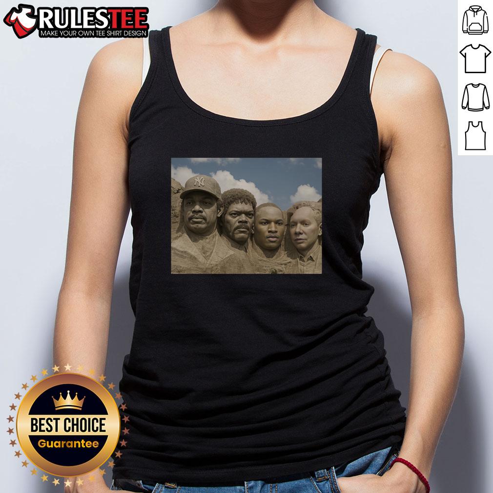 Official Mt. Rushmore of Jackson's tank top featuring iconic designs and vibrant colors for fans of American landmarks.