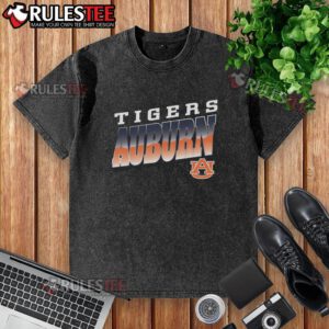 Awesome Premium Auburn Tigers Polished Washed T-Shirt in vibrant colors, perfect for fans and casual wear.