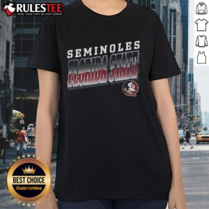 Awesome Premium Florida State Seminoles Polished Ladies Tee, featuring vibrant team colors and stylish design for fans.