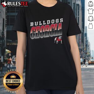 Awesome Premium Georgia Bulldogs polished ladies tee featuring stylish design and vibrant team colors for fans.