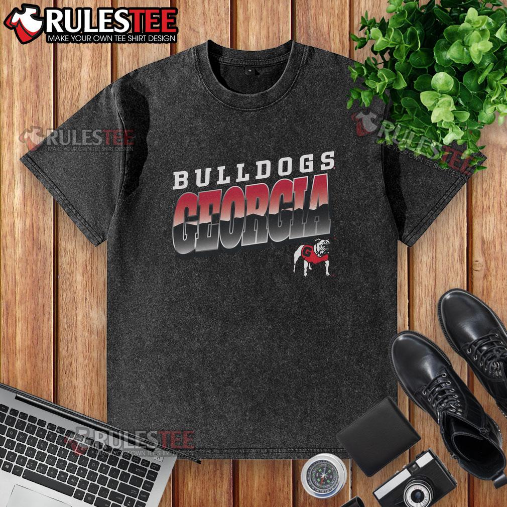 Awesome Premium Georgia Bulldogs Polished Washed T-Shirt in vibrant colors, perfect for fans and casual wear.
