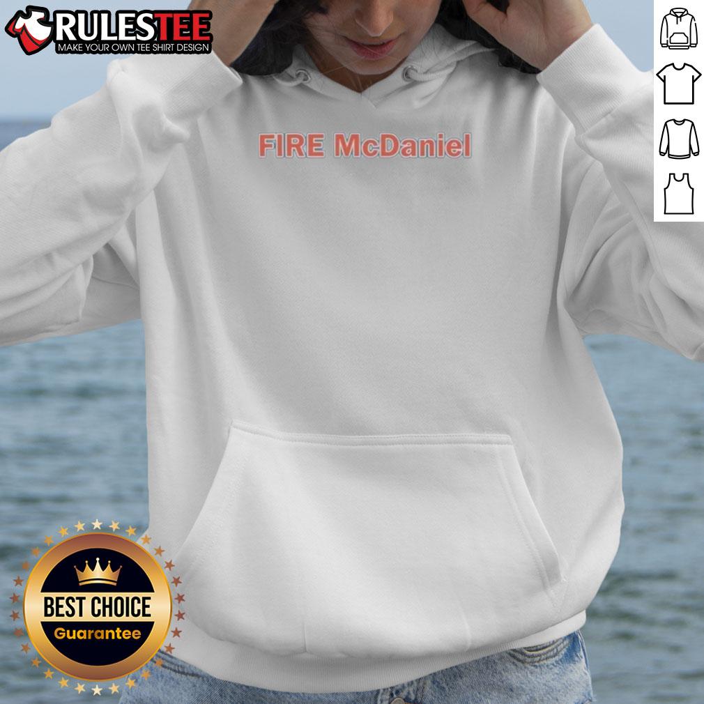 Nice Miami Dolphins Fire Mike McDaniel hoodie featuring team colors and logo, perfect for fans showing support.