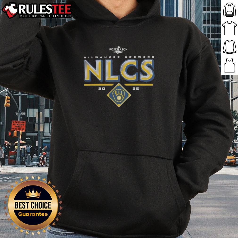 Alt Text: Official Milwaukee Brewers 2025 NLCS Division Series Winner Postseason Hoodie featuring team logo and championship design.