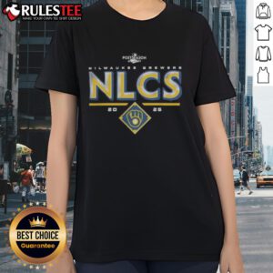 Official Milwaukee Brewers 2025 NLCS Division Series Winner Postseason Ladies Tee showcasing team pride and style.