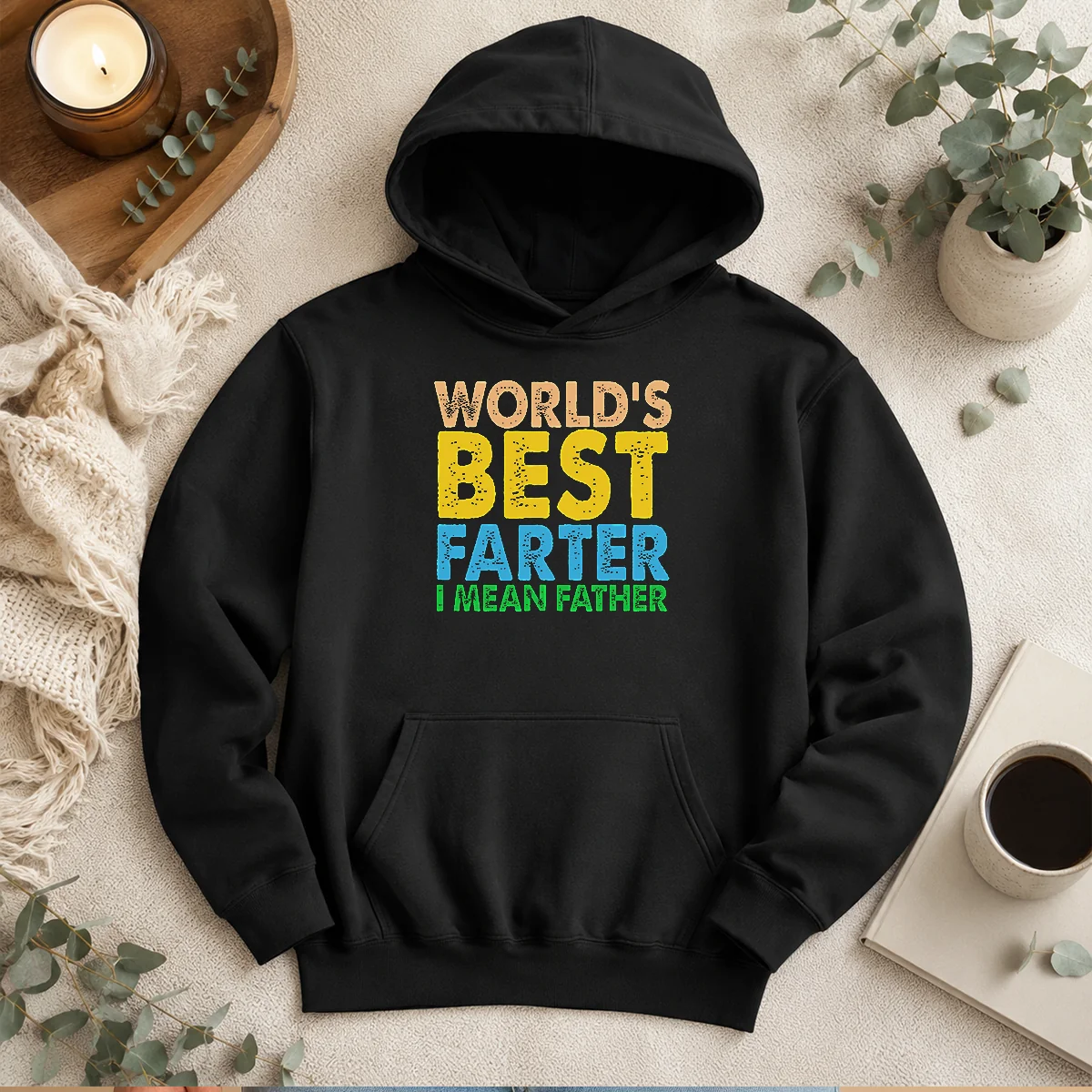 Top World'S Best Farter Funny Humor Dad Fathers Day Hoodie