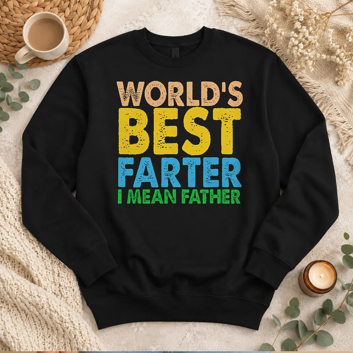 Top World'S Best Farter Funny Humor Dad Fathers Day Sweater