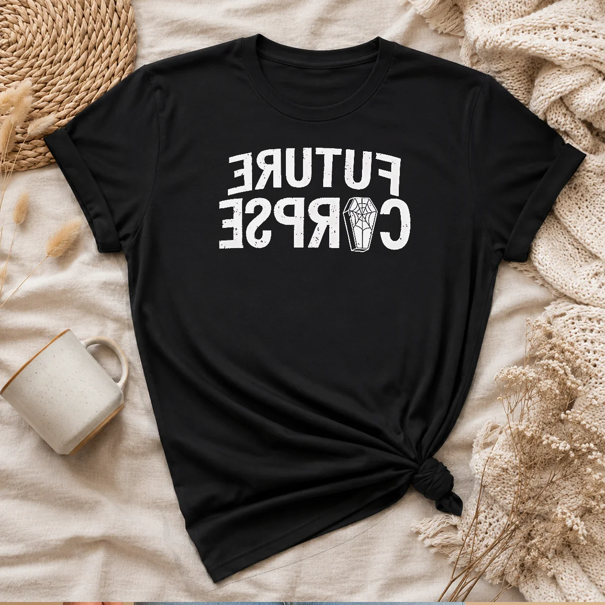 Official Distressed Future Corpse With Coffin Shirt Official Distressed Future Corpse With Coffin Shirt