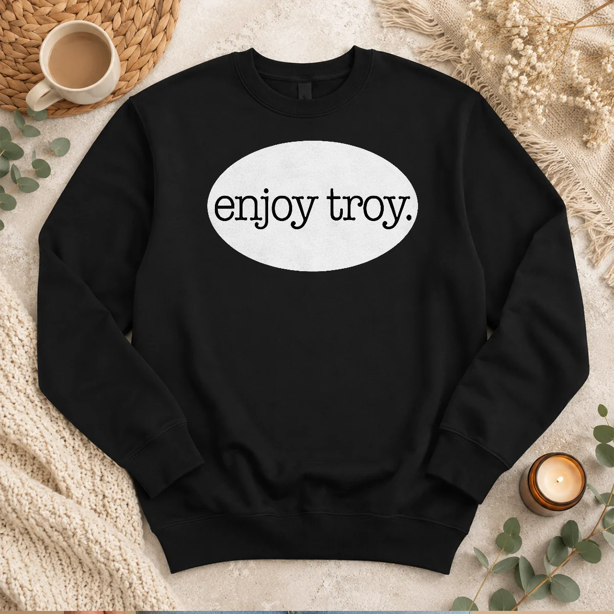 Premium Enjoy Troy City New York Local Sweater