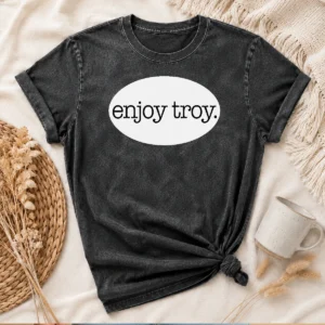 Premium Enjoy Troy City New York Local Washed T-Shirt